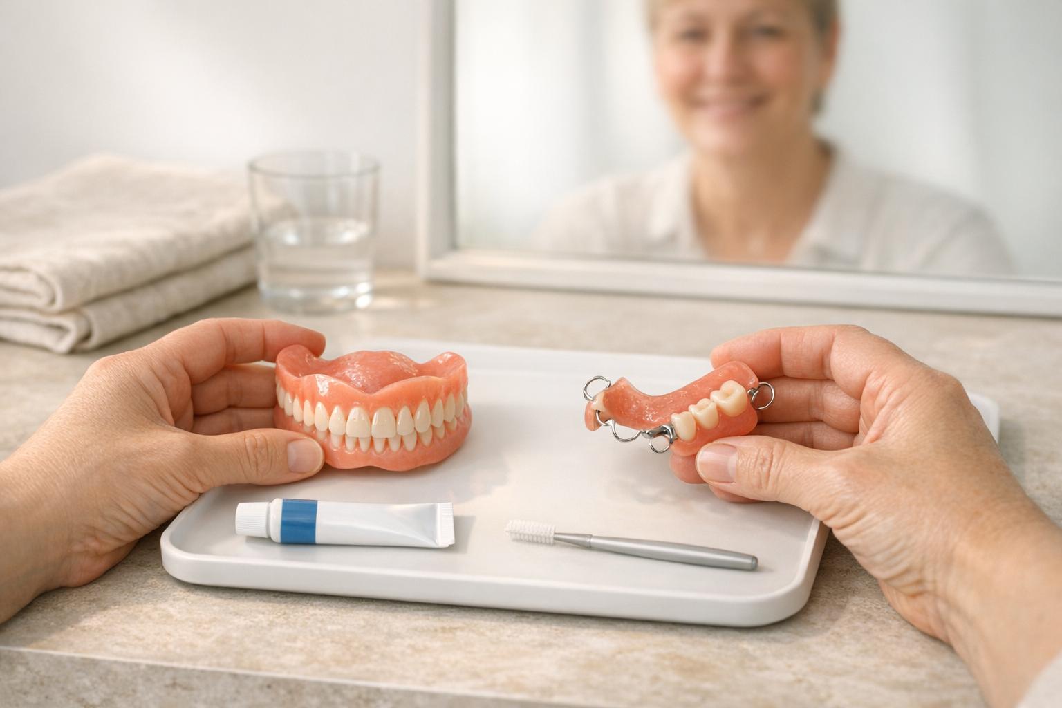 Prothese (Teil-/Vollprothese): Optionen, Halt, Kosten